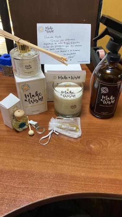 Productos Make a Wish recibidos por cliente