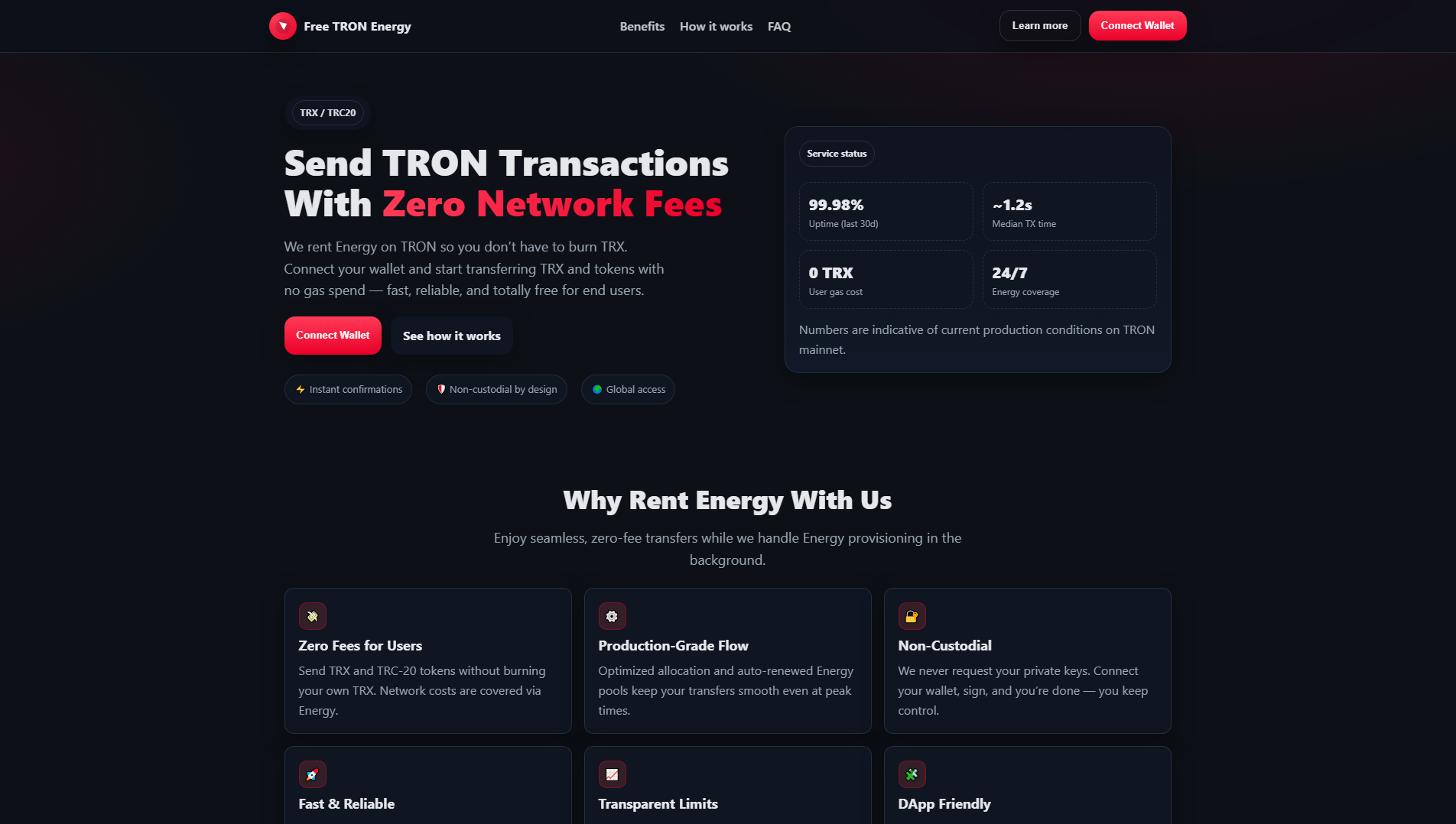 Screenshot of tronchainexplorer.live