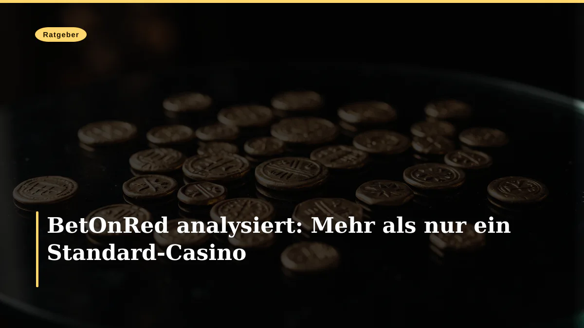 BetOnRed analysiert: Mehr als nur ein Standard-Casino