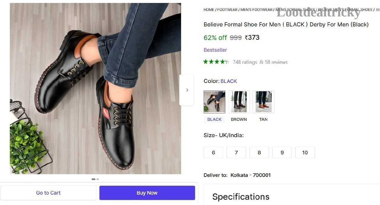 believe Formal Shoe – Just ₹373 | Best Price Drop Today believe Formal Shoe – Just ₹373 | Best Price Drop Today