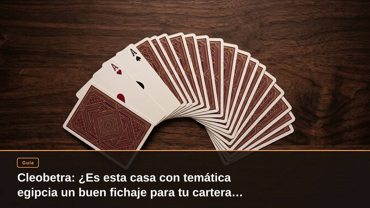 Cleobetra: ¿Es esta casa con temática egipcia un buen fichaje para tu cartera de apuestas?