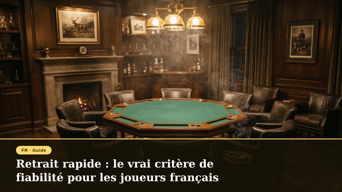 Retrait rapide : le vrai critère de fiabilité pour les joueurs français