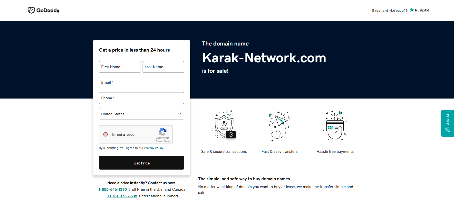 Stored capture of karak-network.com