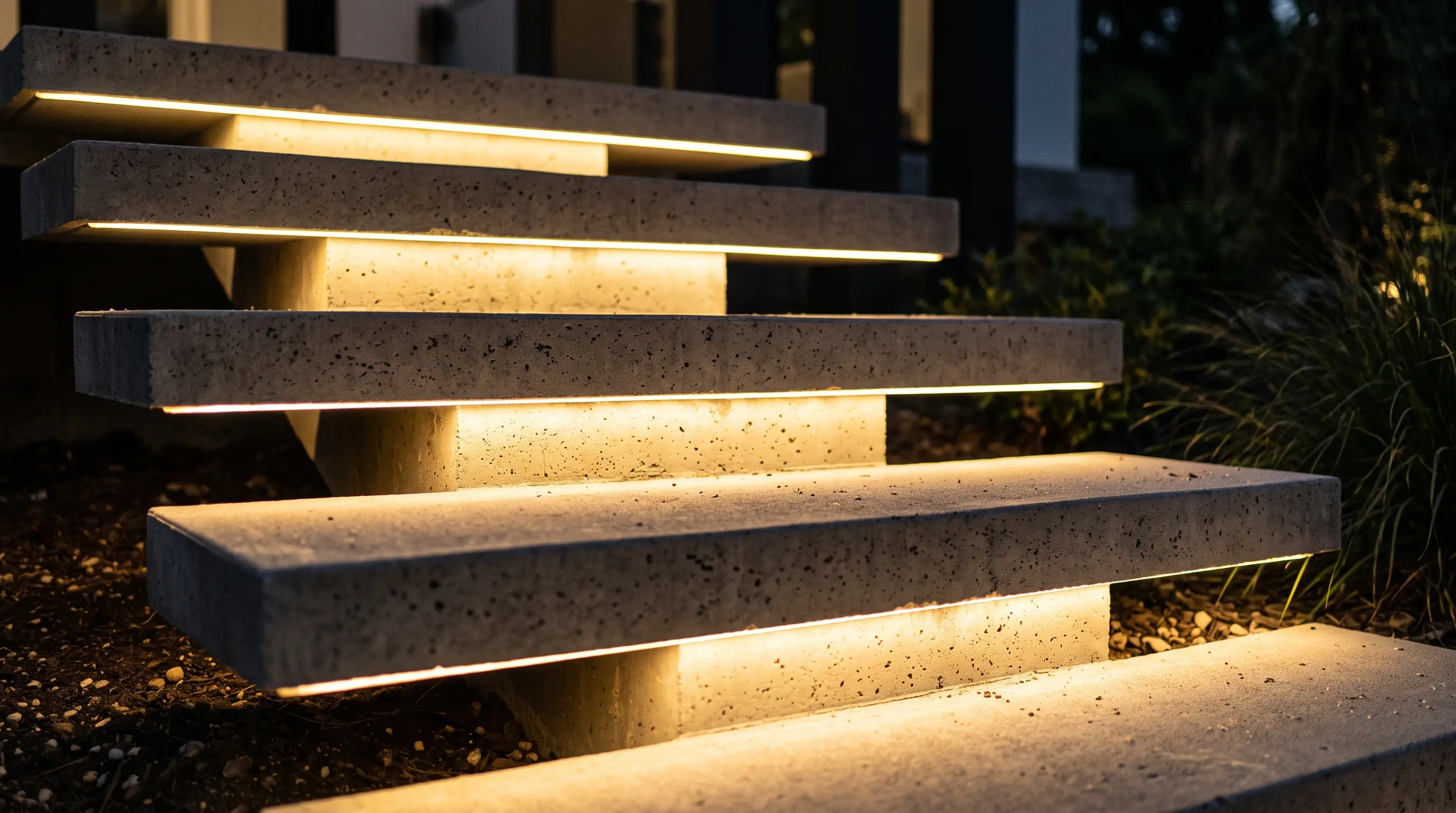 Hovering LED Step Lights