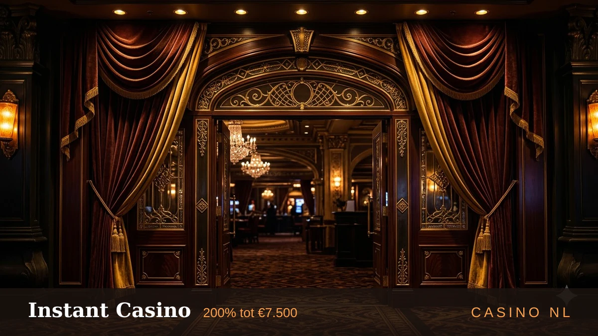 Instant Casino — welkomstbonus 200% tot €7.500 + 25 FS, betalingen: Visa, Mastercard, Sofort, Giropay, Pix