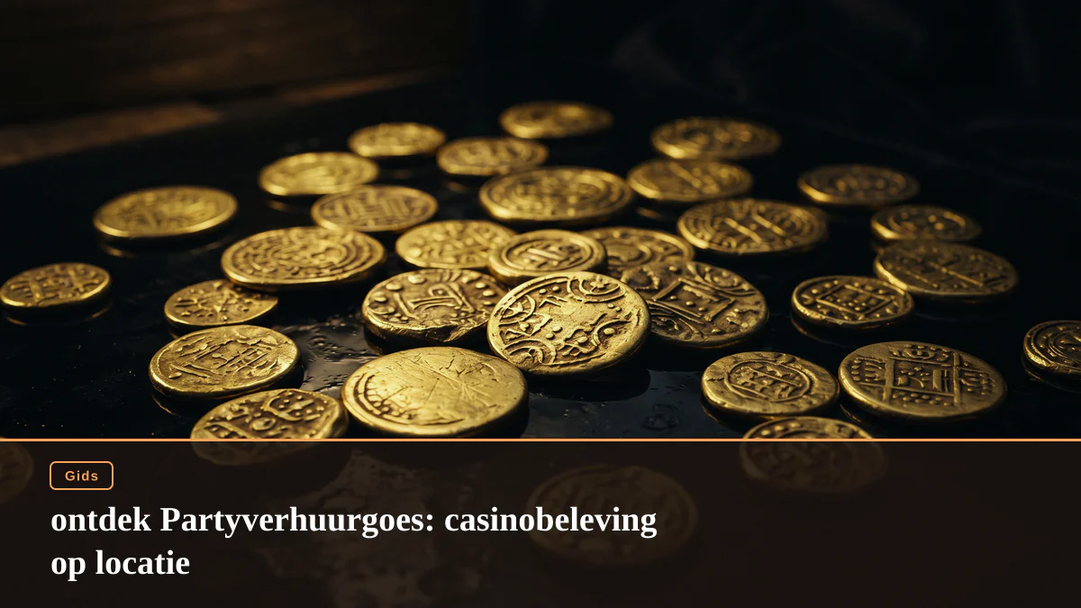 ontdek Partyverhuurgoes: casinobeleving op locatie