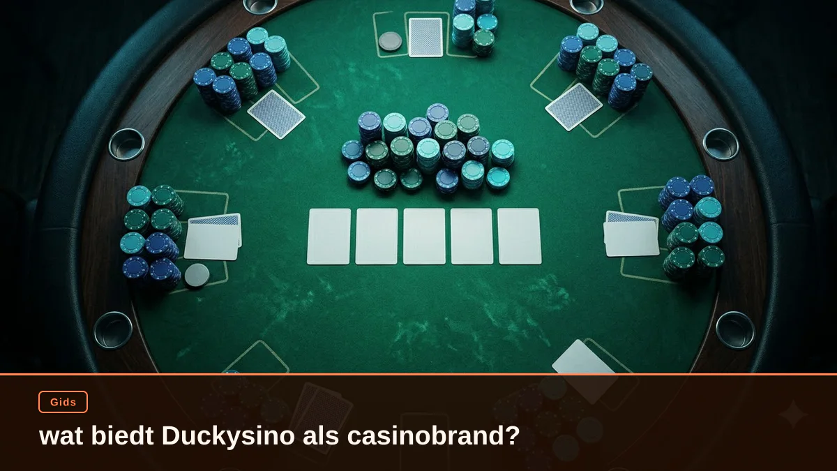 wat biedt Duckysino als casinobrand?
