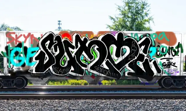 Graffiti artwork by Sumoe