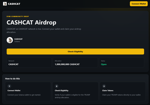 CASHCAT airdrop