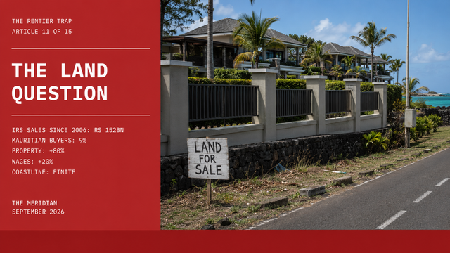 The Land Question Mauritius IRS PDS The Meridian September 2026