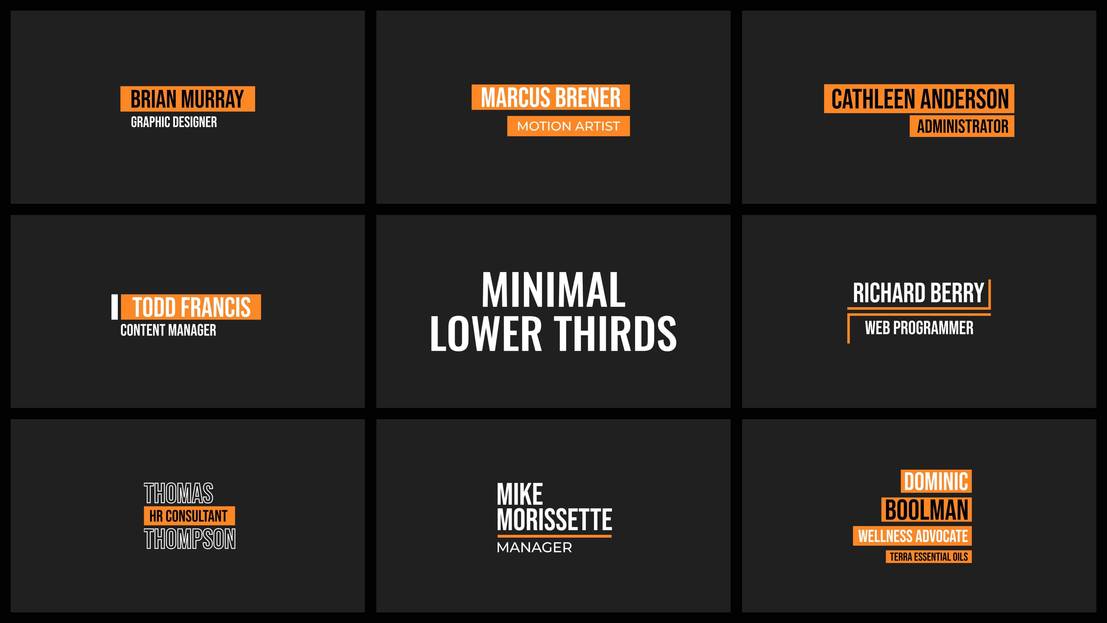 100+ Animated Lower Thirds - 10