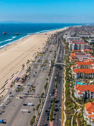 Scenic View of PCH Sunset Beach