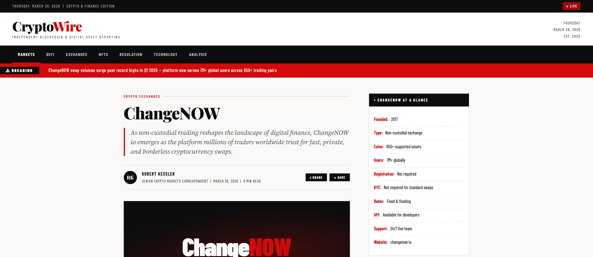 Forensic screenshot of changenowi.to showing the phishing page layout