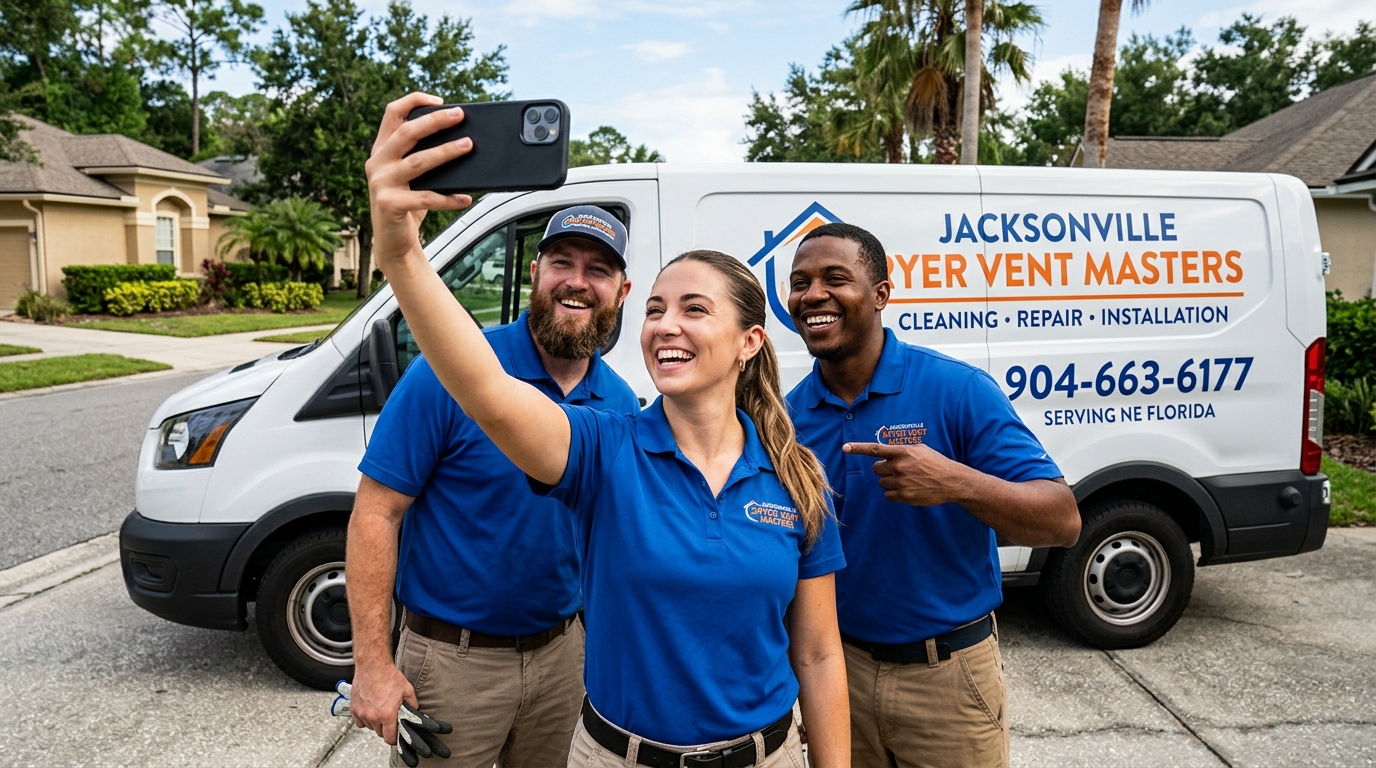Professional vent cleaning team