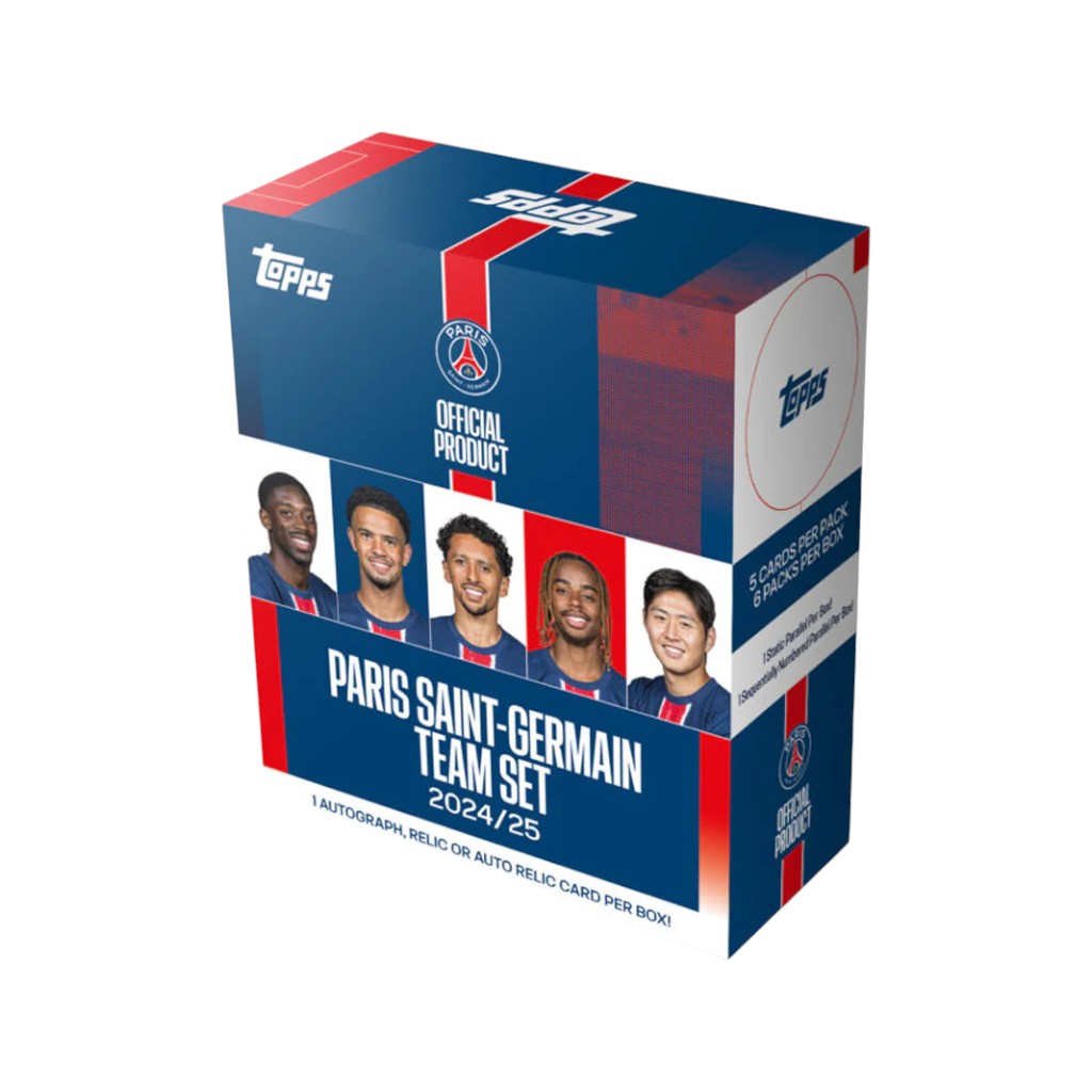 2024-25 Topps Paris Saint Germain Team Set Box