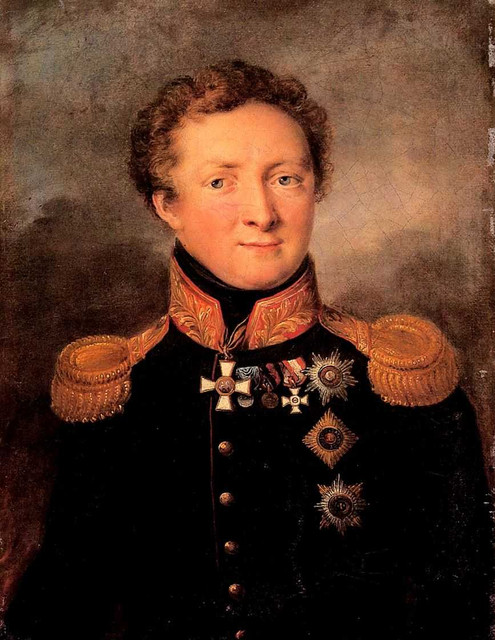 Портрет генерала А И Горчакова 1810 е