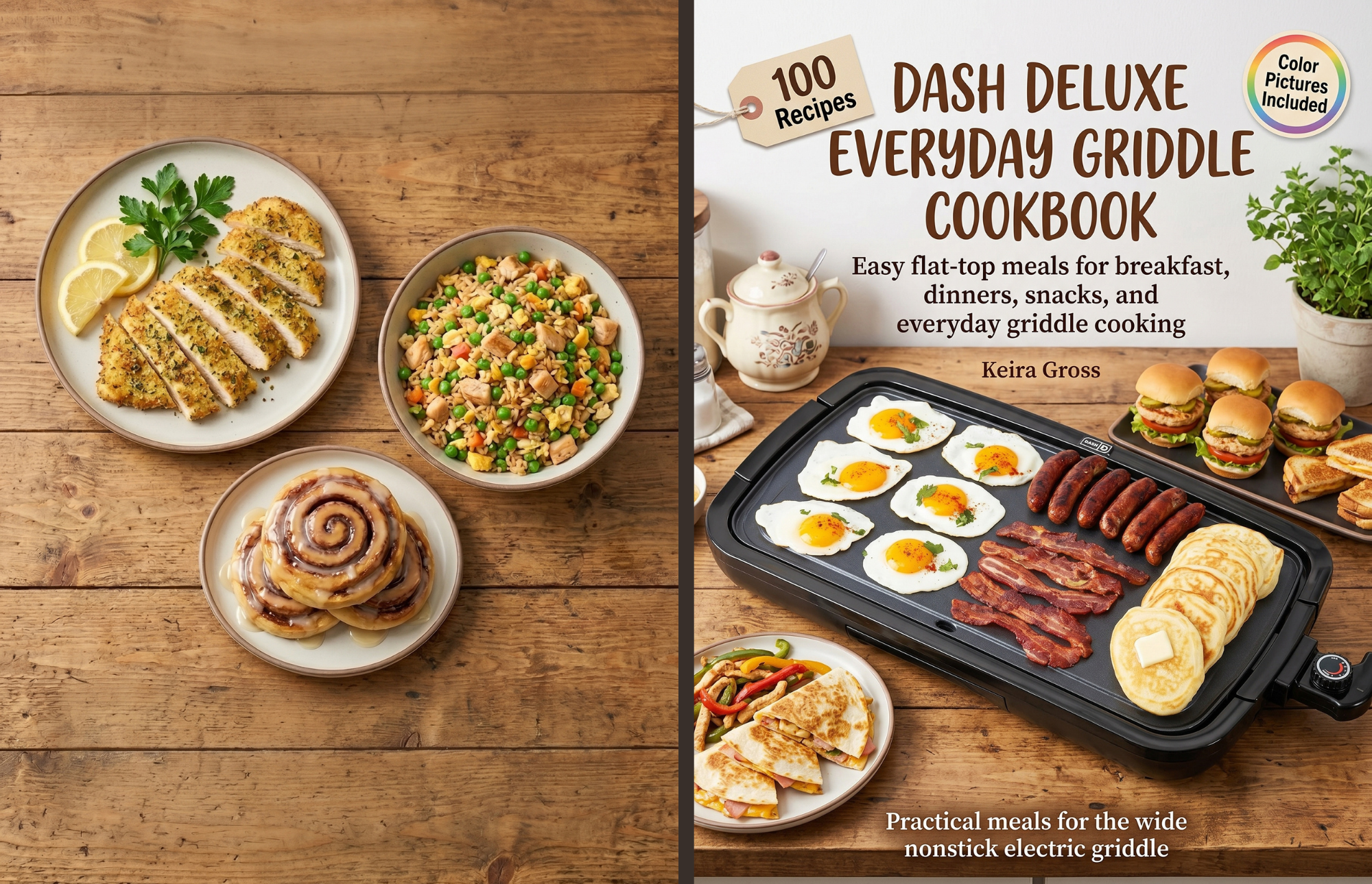Dash Deluxe Everyday Griddle Cookbook cover