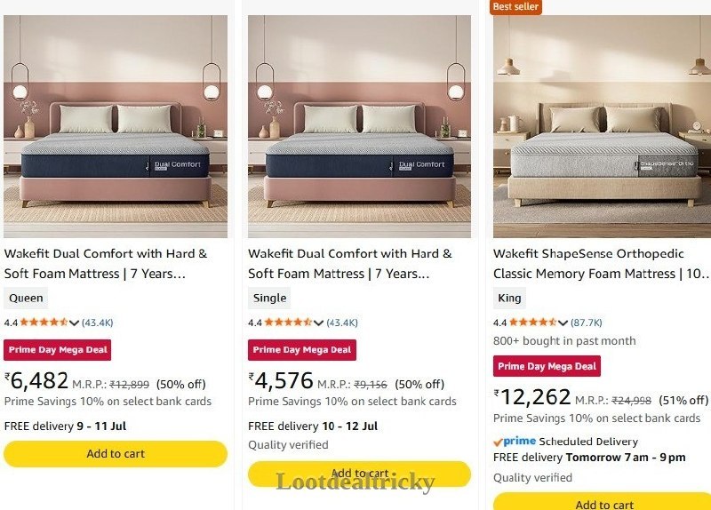Lootwakefit Dual Comfort – Fantastic Price Cut @ ₹4576 Lootwakefit Dual Comfort – Fantastic Price Cut @ ₹4576