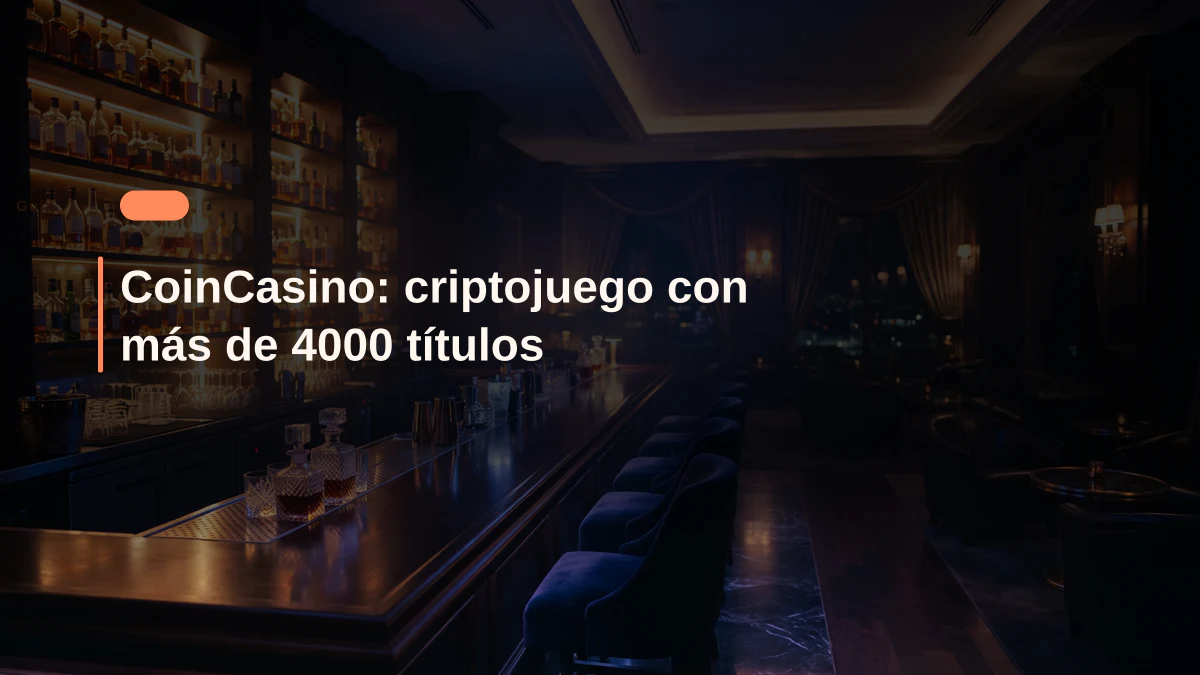 CoinCasino: criptojuego con más de 4000 títulos