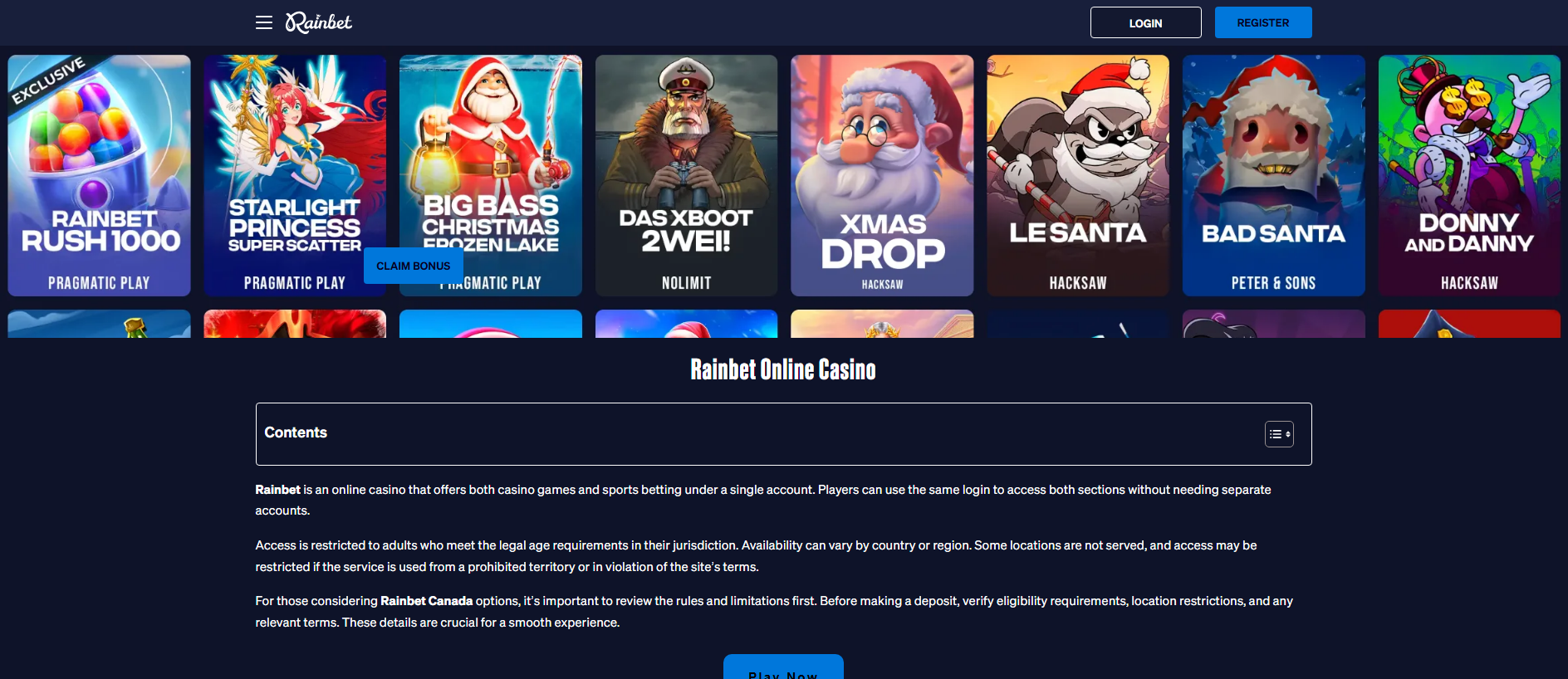 Stored capture of rainbet-casino.black