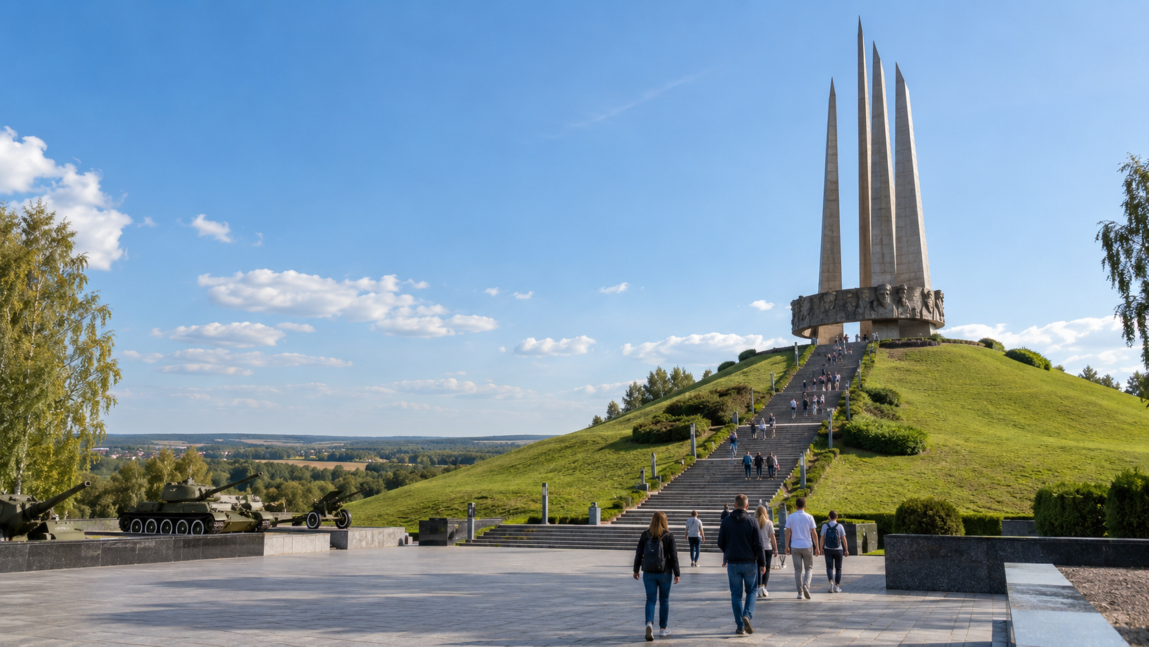 Мемориальный комплекс Курган Славы в Беларуси
