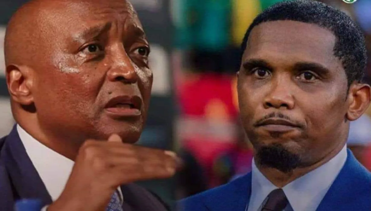 Illustration - Bras de fer à la CAF : Samuel Eto'o défie Patrice Motsepe, qui relève les subventions aux fédérations