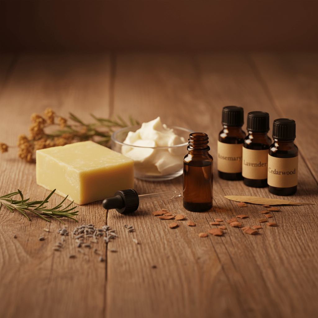 DIY beeswax hair pomade ingredients