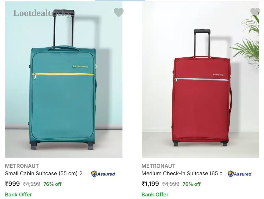 Metronaut Suitcases Starts Offer Image