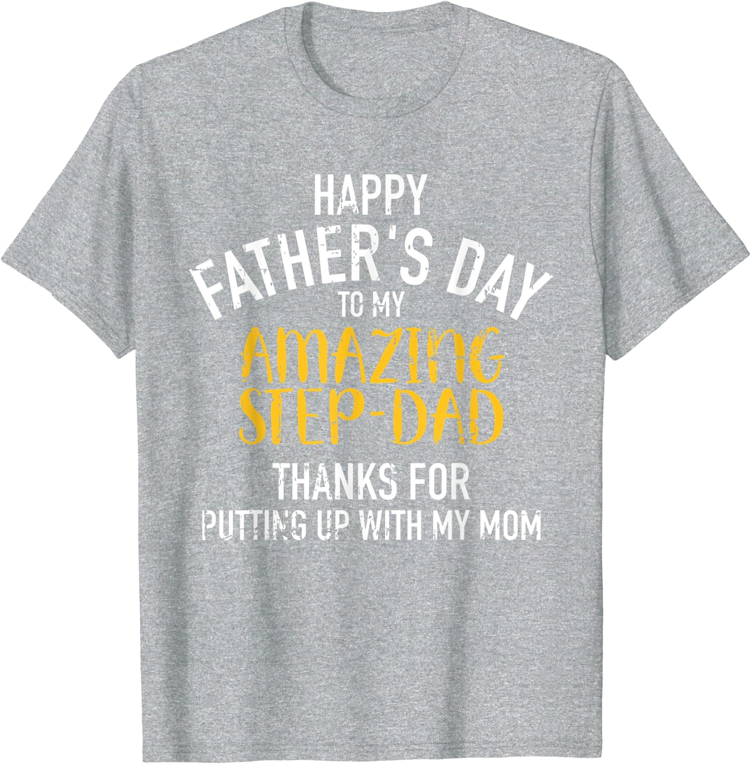 Happy father’s day step dad Proud Hero Love Vintage Unisex T-Shirt