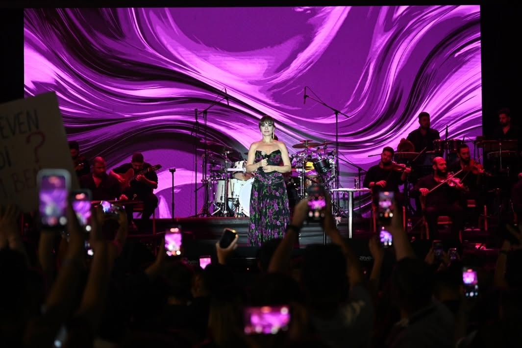 Isparta Gül Festivali sahne görüntüsü