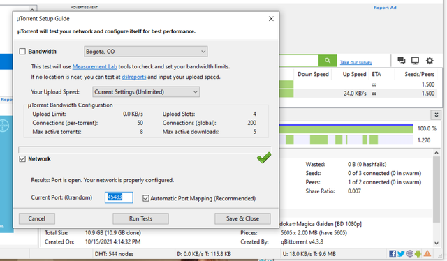 Abrir los puertos del router Screenshot-1