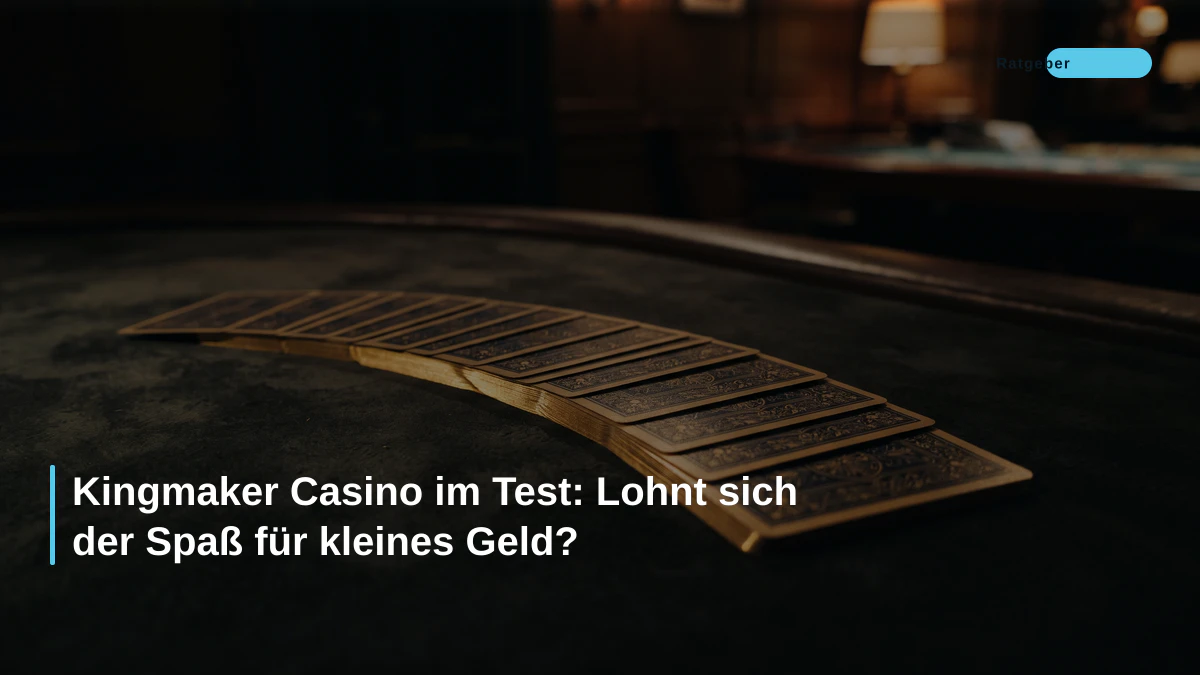 Kingmaker Casino im Test: Lohnt sich der Spaß für kleines Geld?