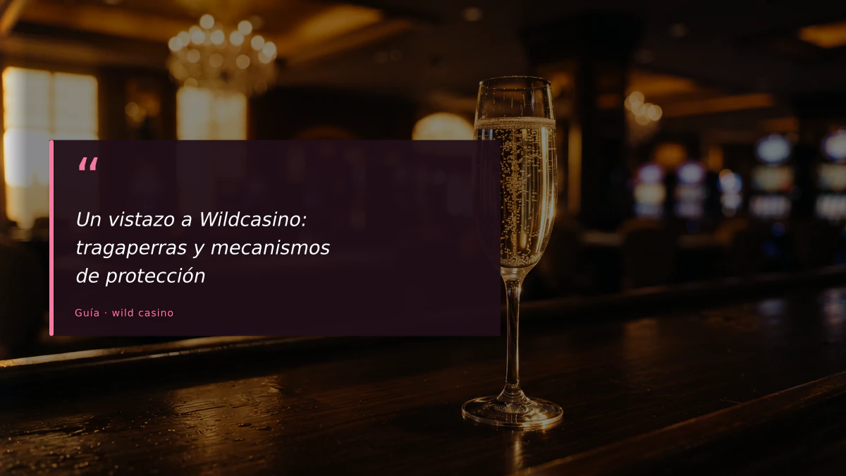 Un vistazo a Wildcasino: tragaperras y mecanismos de protección