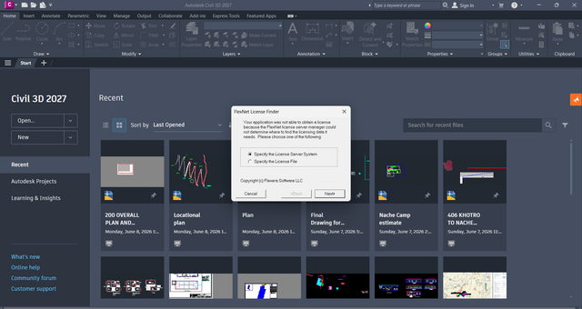 Autodesk License Error 1