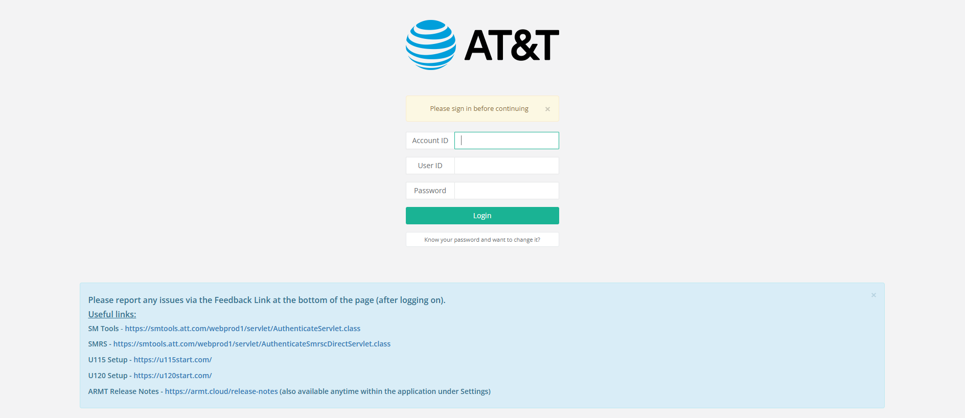 Forensic screenshot of armt.cloud showing the phishing page layout