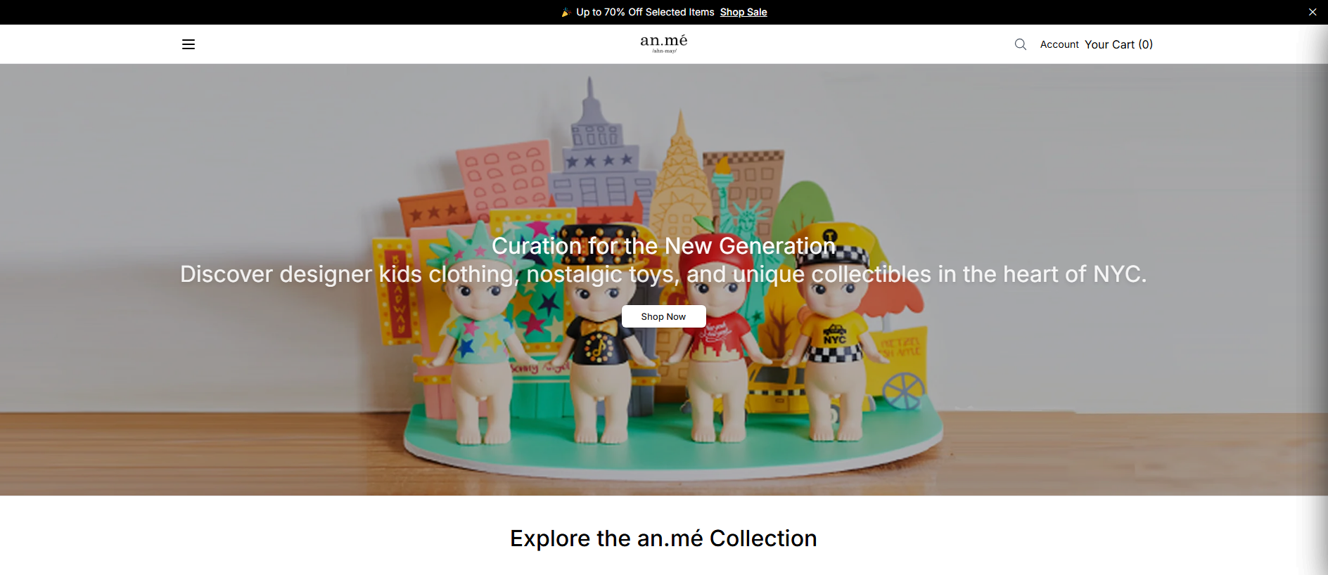 Stored capture of anmekids.shop