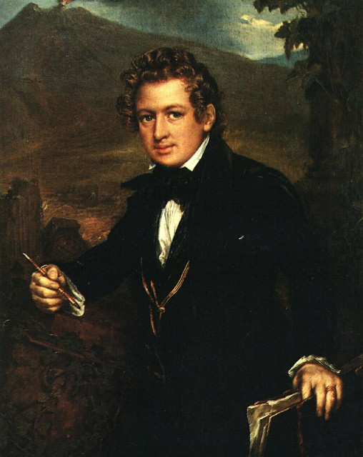 Портрет К П Брюллова 1836