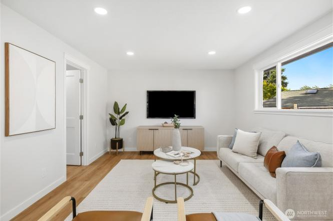 Custom fireplace and living room built-ins