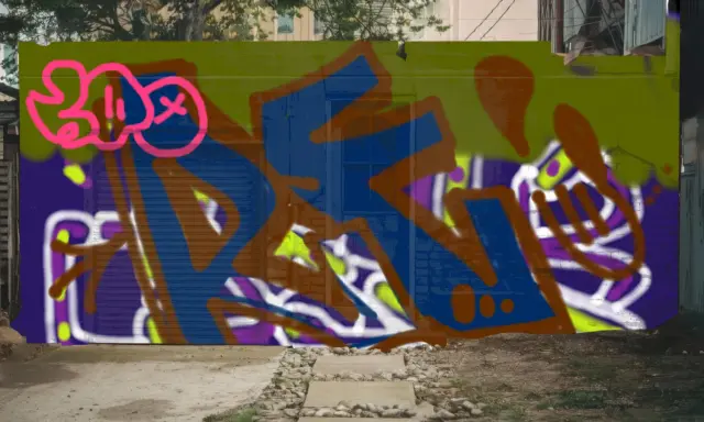 Graffiti artwork by SOLAR