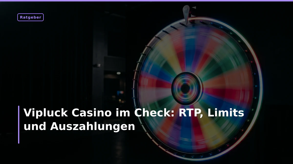 Vipluck Casino im Check: RTP, Limits und Auszahlungen