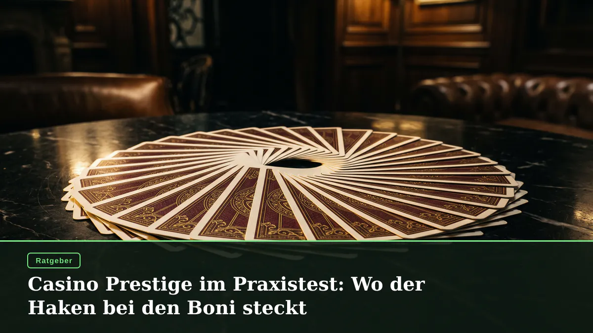Casino Prestige im Praxistest: Wo der Haken bei den Boni steckt