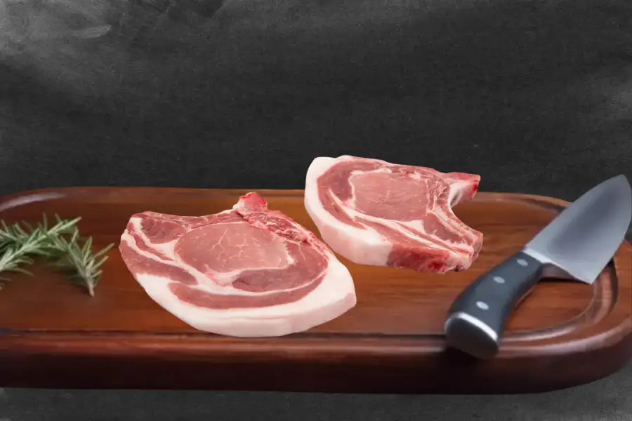 Biologische ribkarbonade - Weide varkensvleespakket - Koop vlees bij de boer - Vleeskopenbijdeboer.nl