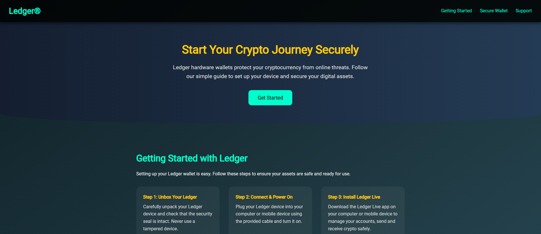 Screenshot of learn-ledgrr.pages.dev