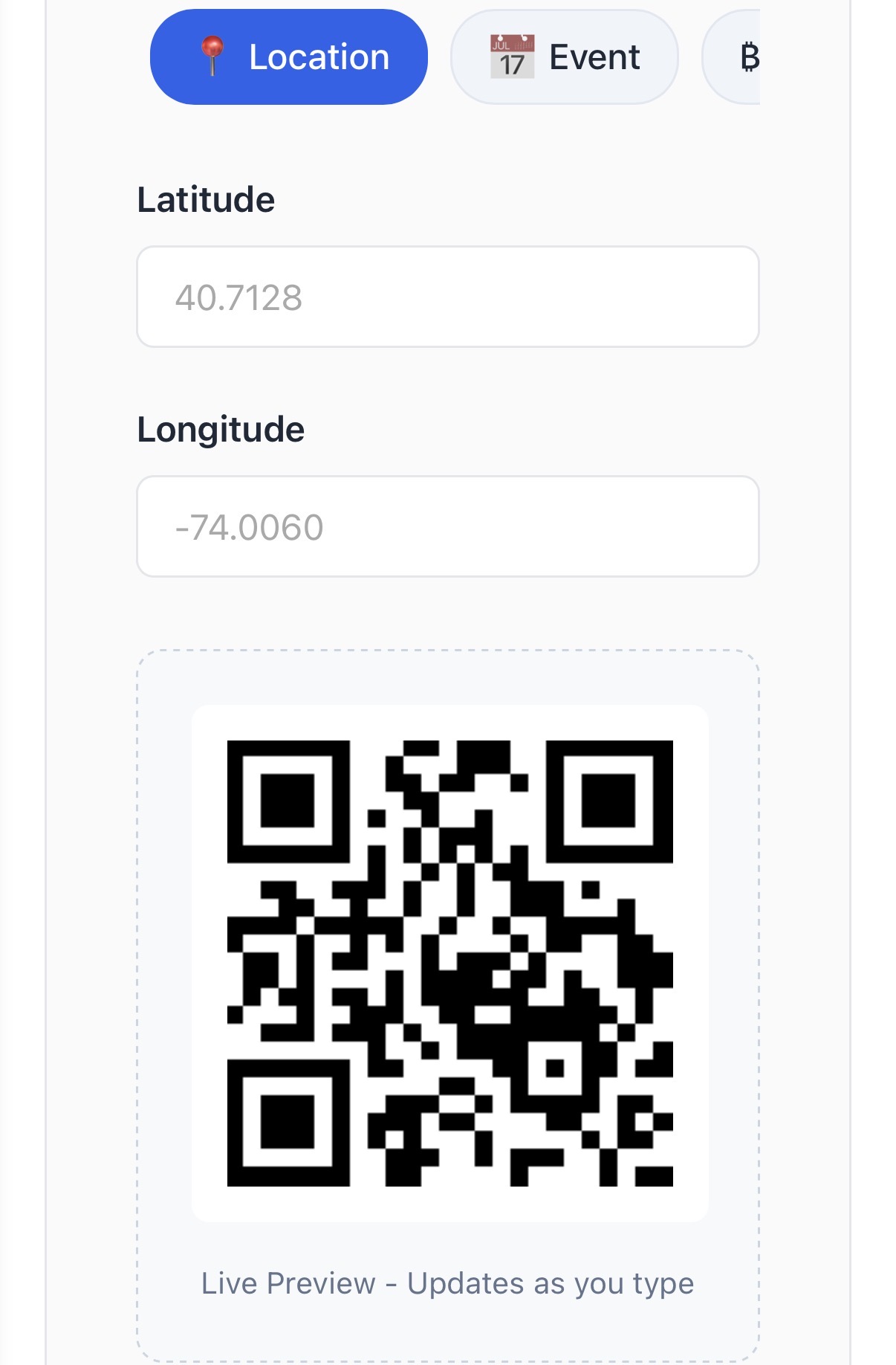 Location QR Code