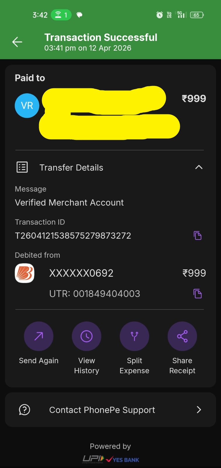 WhatsApp Proof