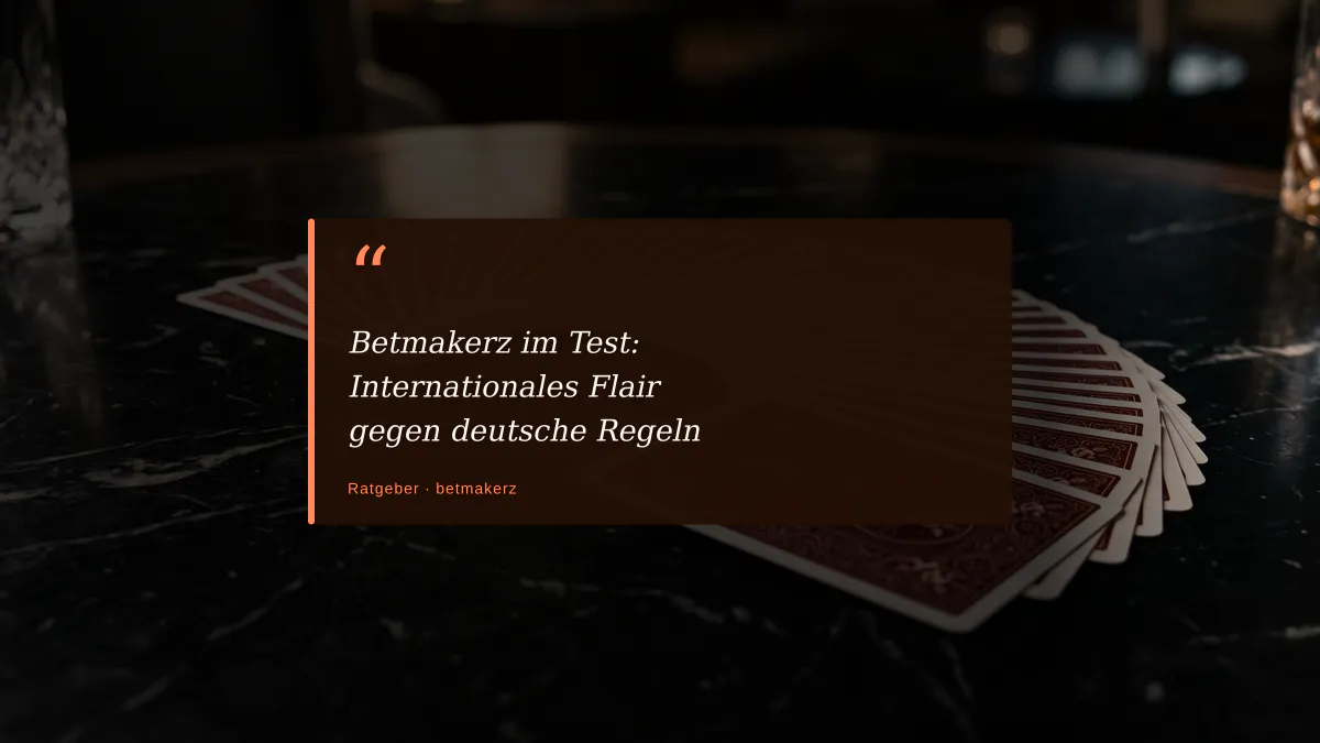 Betmakerz im Test: Internationales Flair gegen deutsche Regeln