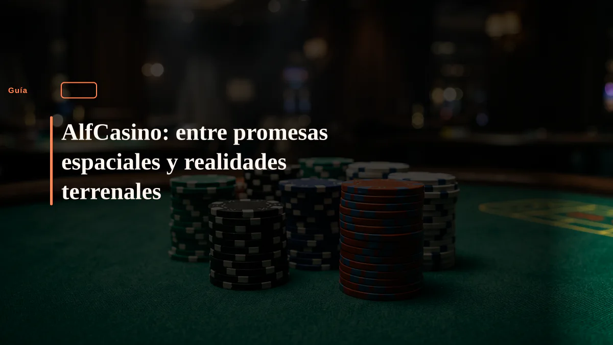 AlfCasino: entre promesas espaciales y realidades terrenales