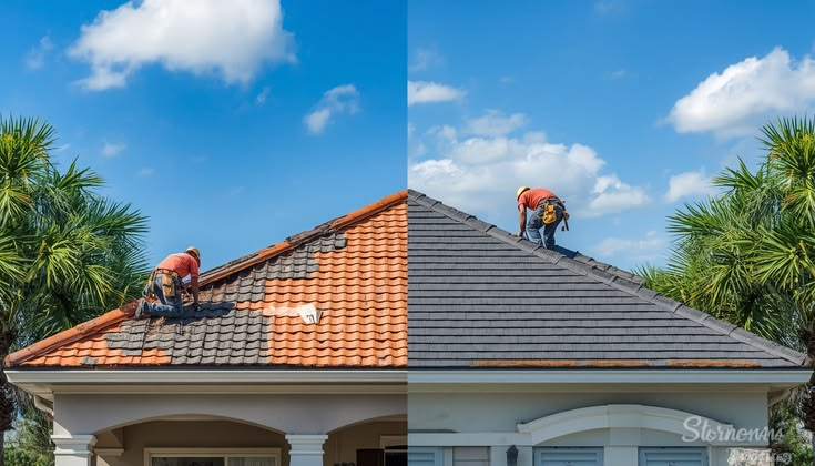 Roofing background