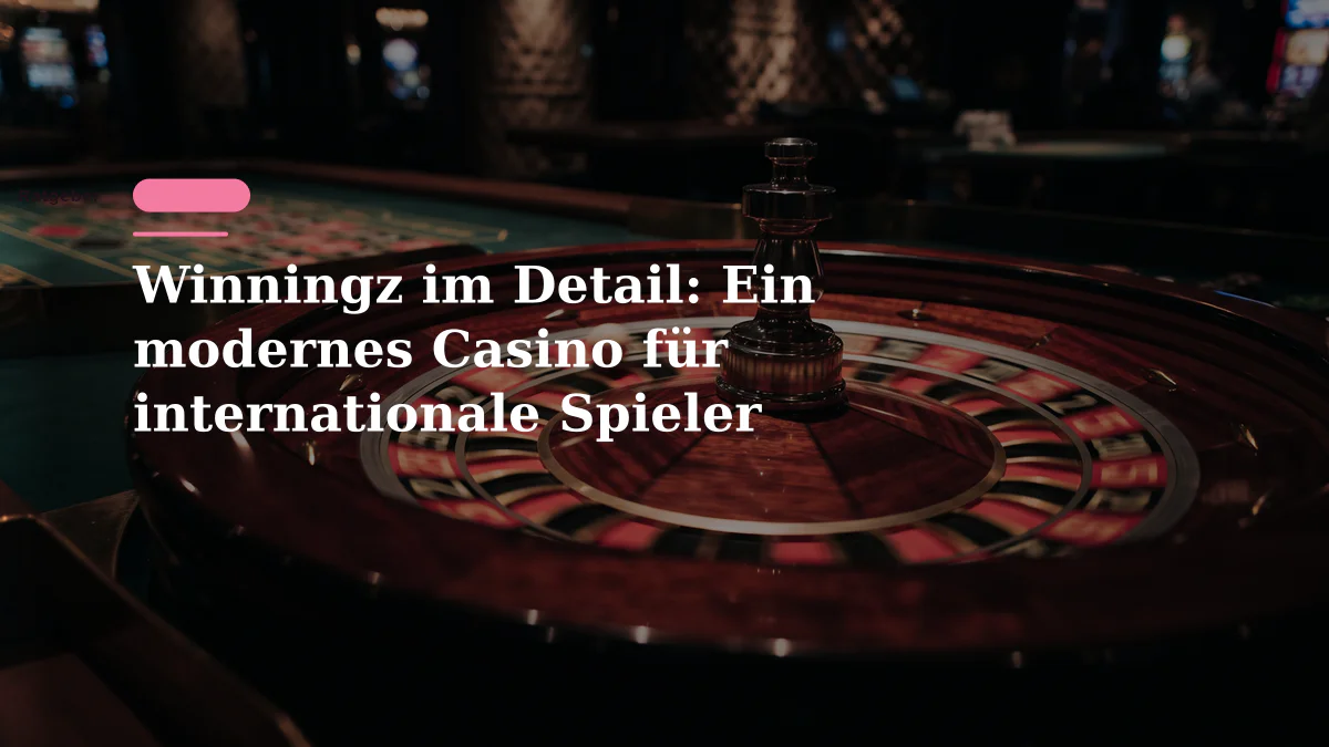 Winningz im Detail: Ein modernes Casino für internationale Spieler