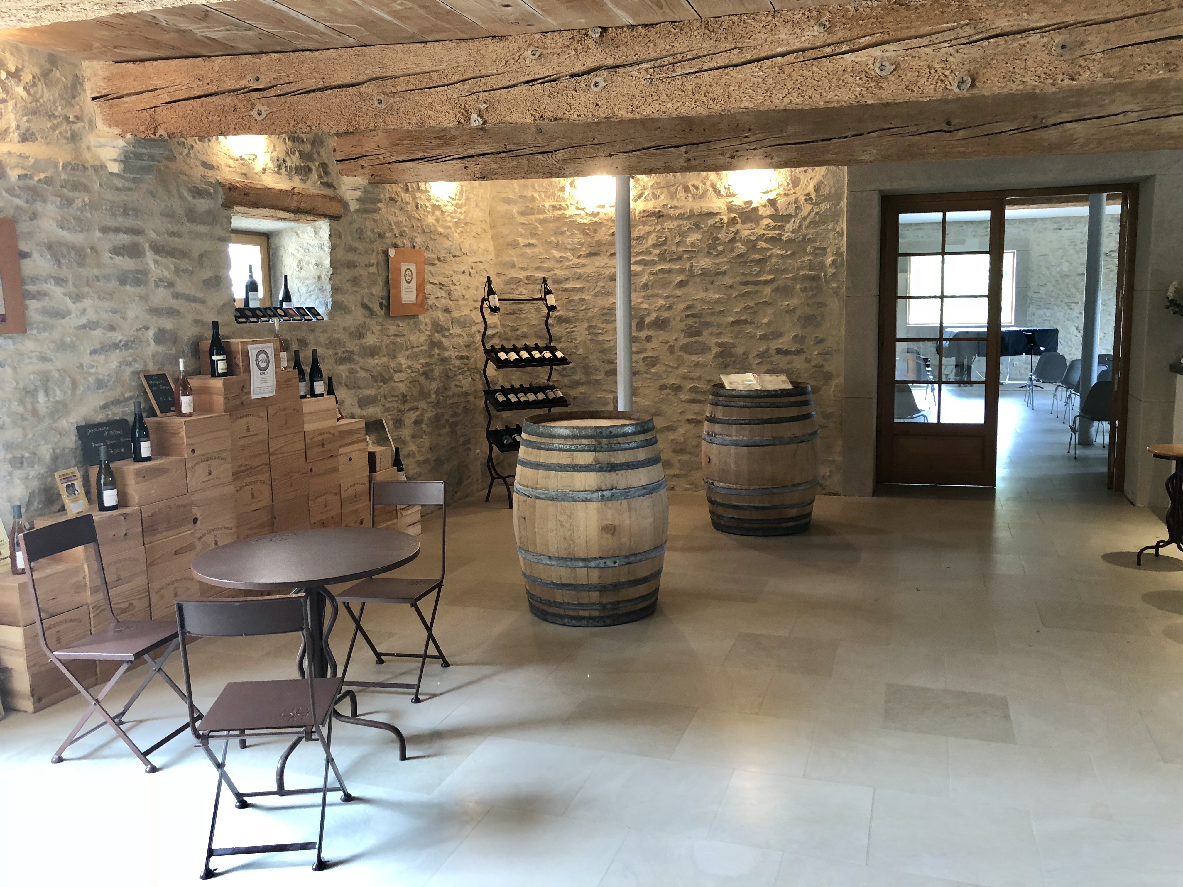 Dégustation, Château St Jacques d'Albas